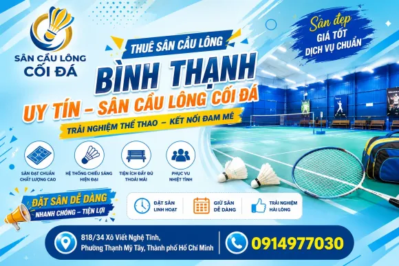 Khóa Học Cầu Lông 1 Kèm 1 Chuẩn Kỹ Thuật Tại Sân Cối Đá Bình Thạnh